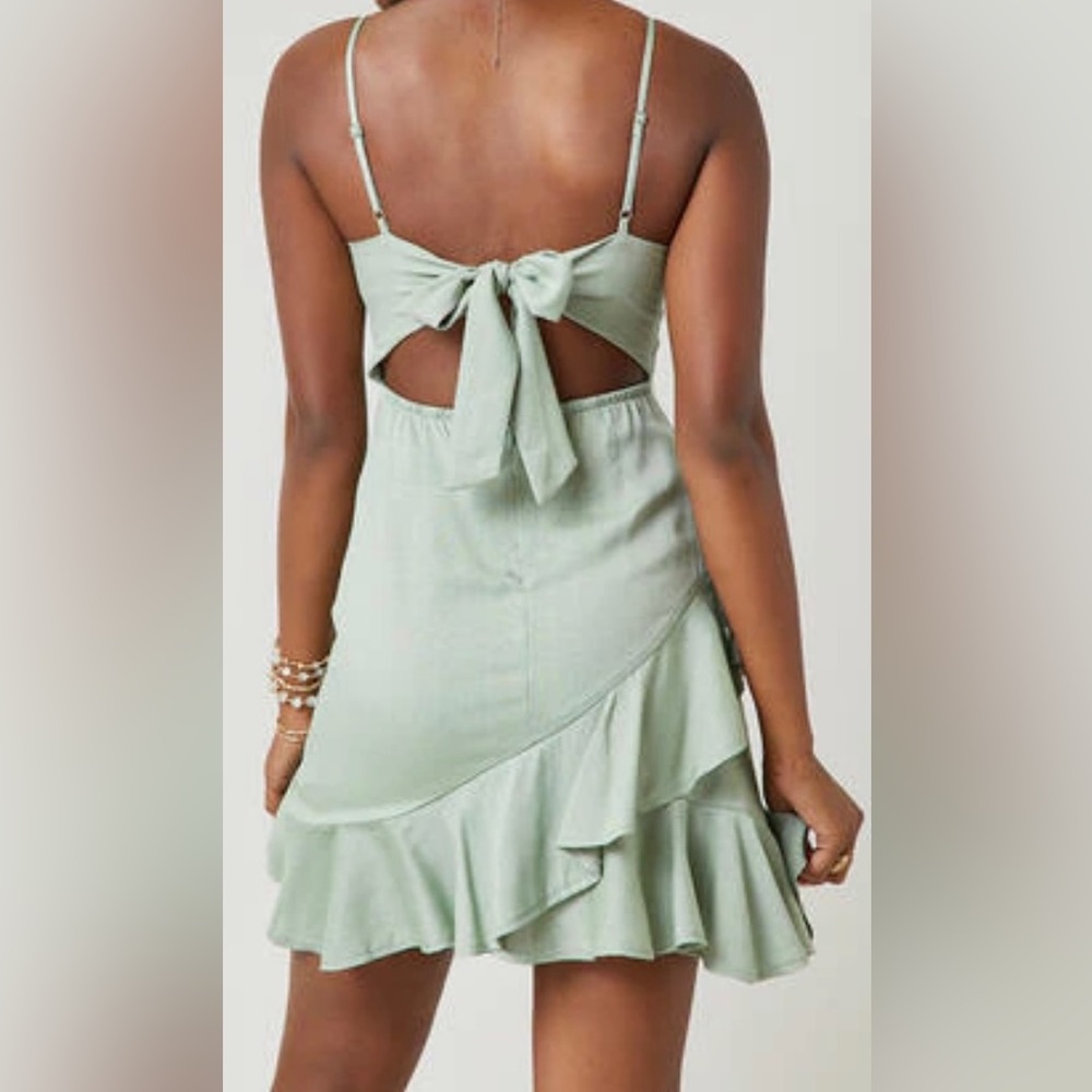 Ruffled Mini Dress